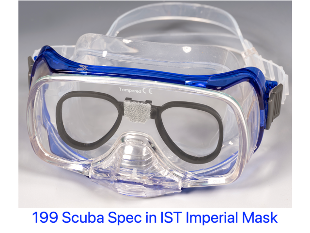 Scuba Spec Kit with IST M12 Imperial Dive Mask