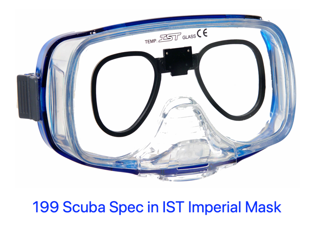 Scuba Spec Kit with IST M12 Imperial Dive Mask