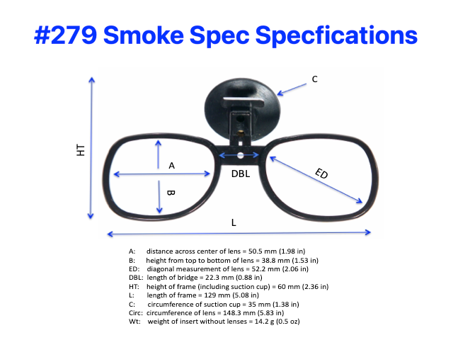 # 279 Insert de spécification de fumée